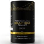 Shilajit Gummies | Alpha Gummies for Men | Lab Tested I No Added Sugar | Ashwagandha, Gokshura | Fulvic Acid & 85+ Trace Minerals for Men, Women | Non-GMO | 60 Gummy
