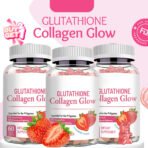 Growtin Glutathione Collagen Glow Gummies - Fuel Your Beauty with Nature's Glow | Collagen Supplement for Radiant Skin | Glutathione Gummies for Natural Glow, Pink - Image 5