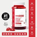 Zero Sugar Apple Cider Vinegar Gummies - ACV with Vitamin B12 and Probiotics - No Sugar Alcohols - Vegan, Keto-Friendly, Gluten-Free - Image 2