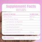 Women's Probiotic+Slippery Elm Supplement 60 Gummies - Image 2