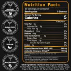 SHILAJIT Gummiesane Sugar Free, Sweetened by Organic Manuka Honey | Clean Formula | Natural Fulvic & Humic Acid | Heart & Brain, Cellular Health | 30 Healthy Gummies (1) - Image 3