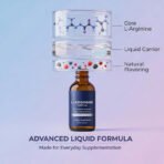 L-Arginine Liquid Nitric Oxide Supplement for Men and Women – Non-GMO Vegan for Circulation, Endurance, Energy, Stamina, Performance and Workout – 2 fl oz - Image 4
