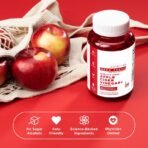 Zero Sugar Apple Cider Vinegar Gummies - ACV with Vitamin B12 and Probiotics - No Sugar Alcohols - Vegan, Keto-Friendly, Gluten-Free - Image 5