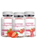 Growtin Glutathione Collagen Glow Gummies - Fuel Your Beauty with Nature's Glow | Collagen Supplement for Radiant Skin | Glutathione Gummies for Natural Glow, Pink - Image 4