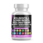 Myo-Inositol & D-Chiro Inositol 2050mg Fertility Supplement 40:1 Ratio - Prenatal Vitamins for Women with Ashwagandha Maca Root Vitex Chasteberry Iron DHA Folic Acid DIM Zinc