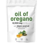 Oil of Oregano Softgels 300 Count & Vegan Omega 3 Algae Oil Supplement Bundle 2 Pack | Carvacrol & Thymoquinone | Full Spectrum Omega-3 Alternative