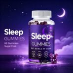 Sugar-Free Sleep Gummies x 60 – Sleep Aid 8-in-1 Formula with Ashwagandha, L Theanine, 5 HTP, Magnesium & More, High Strength Natural Berry Flavoured, Get Koala-Ty Sleep, 60 Gummies - Image 2