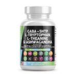 GABA 750mg 5 HTP 200mg L Tryptophan 500mg L Theanine 200mg Ashwagandha SAM-e L-Glycine - Mood Support Vitamins for Women and Men with L-Tyrosine