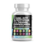 GABA 750mg 5 HTP 200mg L Tryptophan 500mg L Theanine 200mg Ashwagandha SAM-e L-Glycine - Mood Support Vitamins for Women and Men with L-Tyrosine