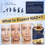 NAD Supplement for Women Men with nicotinamide riboside resveratrol,Quercetin, Betaine Boost NAD+ Levels NAD Plus Supplement for Anti Aging, Energy, Immune, Focus 120 Capsules - Image 2